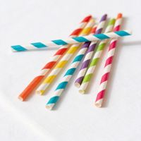Pailles en papier en gros, pailles en papier pour bubble tea, pailles à boire en papier