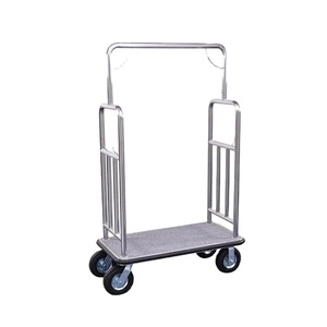 Carrelli di alta qualità lucidati carrelli portabagagli <span class=keywords><strong>vintage</strong></span> per <span class=keywords><strong>hotel</strong></span> - Product Image 5