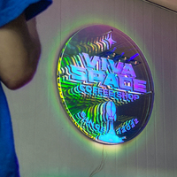 Creative Thousand Layer Abyss Mirror Acrylique Lightbox 3D Lettre Lumineuse LED Store Fond Mur Décoratif Lightbox
