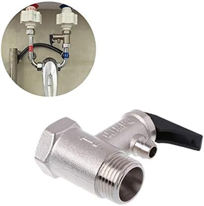 TMOK 1/2 "nikel kabız elektrik SU ISITICI sıcaklık basıncı tahliye vanası pirinç emniyet çek valf - Product Image 2