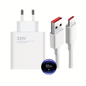 20W PD USB C ที่ชาร์จติดผนัง33W ที่ชาร์จโทรศัพท์แบบ USB กับชุดสายข้อมูล Type-C - Product Image 2