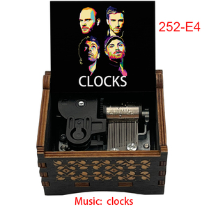 Carillon in Legno della Famosa Band <span class=keywords><strong>Coldplay</strong></span>, Melodia a 18 Note con Movimento a Carica Manuale, Regalo Vintage Speciale per Fan, Amici e Famiglie - Product Image 4