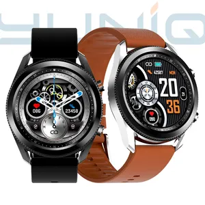 Yuniq Hot Rotating Lünetten steuerung Menü Bedienung Herunter laden Watch Faces Full Touch Musik steuerung F5 Smartwatch F5