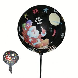 Nouveauté 20 pouces imprimé Noël Bobo ballon décoration pour Noël imprimé Bobo ballon Noël - Product Image 6