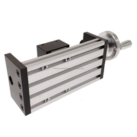 Module de guidage linéaire à table coulissante manuelle SFU1605-200mm GX80, module de table coulissante à manivelle avec échelle précise pour CNC