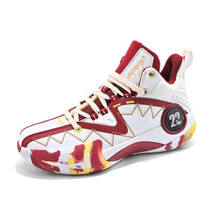 Chaussures de basket-ball avec empeigne en mesh, semelle extérieure en caoutchouc, semelle intermédiaire en EVA, légères et durables pour les garçons, pour les jeux d'été - Product Image 5