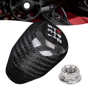 Carbon Fiber Gear <b>Shift</b> <b>Knob</b> M10x1.5 5-Speed Ergonomic Car Manual Transmission SFN242 Customizable - Product Image 3