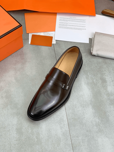 Chaussures Oxford toutes saisons en cuir pleine fleur avec semelle extérieure en caoutchouc/latex et doublure en tissu, semelle intermédiaire en caoutchouc moussé tendance - Product Image 3