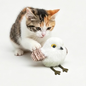 Juguete Interactivo Automático para Gatos con Simulación de Pájaros, Sonidos Realistas y Chirridos, para Ejercicio de Mascotas y Alivio del Aburrimiento, Nuevo de Fábrica - Product Image 1