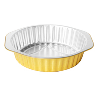 Plateau de cuisson HBOLE Y197-960 en aluminium de haute qualité pour four, récipient alimentaire jetable recyclable, carton d'emballage alimentaire, vente chaude