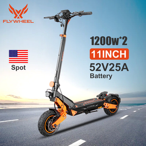 Trottinette électrique à double moteur 52V tout-terrain, roues de 11 pouces, stable, robuste, trottinette de sport d'extérieur - Product Image 1