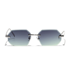 2159 Small Frameless <b>Square</b> <b>Sunglasses</b> High Quality UV400 Fashion Design Luxury for Men and Women - Product Image 1