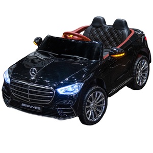 Voiture électrique pour enfants <span class=keywords><strong>Mercedes</strong></span>, <span class=keywords><strong>poussette</strong></span> à quatre roues, quatre roues motrices, télécommande, voiture jouet en plastique à monter pour garçons et filles - Product Image 1