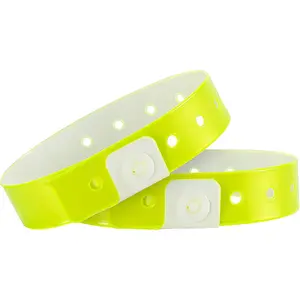 Eco-Friendly Plastic Rfid PVC Chip Wrist Band Bracelet