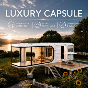 <span class=keywords><strong>Casa</strong></span> Cápsula de Lujo, <span class=keywords><strong>Casa</strong></span> Modular Prefabricada, Cabaña Móvil Portátil, <span class=keywords><strong>Casa</strong></span> de Cristal, Mini <span class=keywords><strong>Casa</strong></span> Inteligente para Vivir <span class=keywords><strong>en</strong></span> Villas y Resorts - Product Image 1