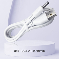USB DC-Stromkabel 1 1 Stecker Stecker 3,5x1,35x10 5,5*2,1mm CCTV-Kabel 5525 LED-Adapter Quadratische OEM-Buchse für 12V Kupfer