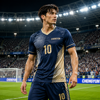 Camiseta de Fútbol Personalizada Auténtica con Impresión Digital a Medida para Minoristas Deportivos Globales