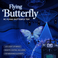 Drone Papillon Bionique Télécommandé pour la Première Danse de la Mariée, Mouvements Réalistes, Idéal pour l'Entrée de la Cérémonie de Mariage