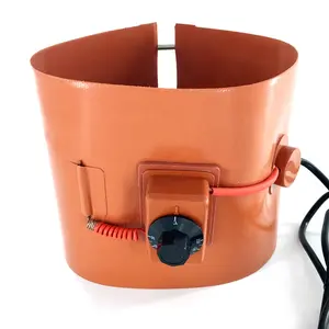 220v 2000w industrial band flexible silicone rubber oil barrel drum heater of 200l