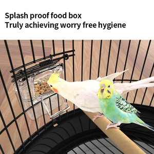 Voorraad Grote Maat Papegaaienkooi Super Comfortabele Vogels Villa Metalen Ijzeren Kooi Voor Vogels - Product Image 3