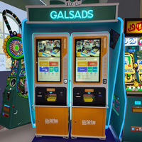 Distributeur de ATM-08 en libre-service à écran tactile pour pièces/billets/jetons, accepteur de billets, construction métallique durable