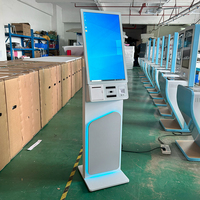 Kiosco de Autoservicio con Pantalla Táctil de 27 y 32 Pulgadas, Sistema POS para Pedidos, Kiosco de Pago para Restaurantes con Impresora POS