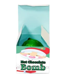 Conjunto de presente de natal, bombas chocolate de leite para diy, bebida, chocolate