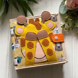 Hot bán Montessori cảm thấy Hươu yên tĩnh cuốn sách vải mềm Toddler cảm thấy bận rộn cuốn sách trẻ mới biết đi cuốn sách bận rộn cảm thấy bảng bận rộn kỹ năng cơ bản - Product Image 2