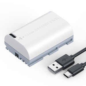 Baterías Recargables para Cámara Digital K&F Concept Compatibles con Canon EOS R5 Mark II, C50, Paquete de 2 Baterías LP-E6P de 2520 mAh - Product Image 1