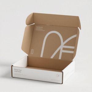 กล่องของขวัญพับได้แบบกำหนดเอง ทำจากกระดาษแข็งหรูหรา ใช้วัสดุรีไซเคิล เคลือบ UV โลโก้ขนาดใหญ่ เคลือบเงาและด้าน - Product Image 5