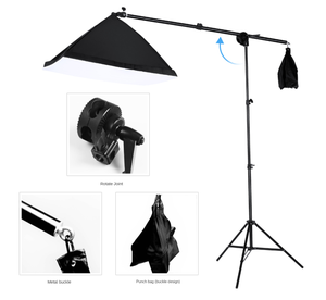 3X50X70Cm Reflectoren En 12x E27 Socket 5500K 45W Lampen Verlichting Zachte Dozen Fotostudio Apparatuur Accessoire Set - Product Image 4