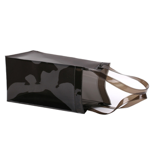 Nâng cao gấp đôi mềm xử lý PVC trong suốt Túi rượu vang đỏ phong cách Thời Trang Chai tàu sân bay - Product Image 4