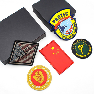 Factory Price Custom Logo Iron-On Woven Embroidered Decorations Heat Feature Garment Patches <strong>Fabric</strong> <strong>Letter</strong> - Product Image 3