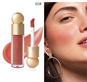 Le fard à joues en poudre liquide n'a pas de sensation de poudre, maquillage nu naturel, eau bouillie blanche, gonflement rouge, couleur durable - Product Image 4