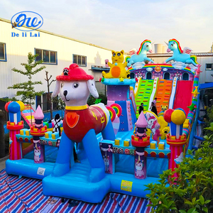 Castillo Inflable Gigante de Dibujos Animados, Fabricado en Fábrica, Material de PVC, 8x20m, Fácil de Instalar, Uso Comercial, Parques de Diversiones, <span class=keywords><strong>Fiestas</strong></span> <span class=keywords><strong>Infantiles</strong></span> - Product Image 3