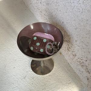 BP022 Compatible con Apple <span class=keywords><strong>AirPods</strong></span> 3/4.ª Generación, Funda de Auriculares Tejida con Diseño de Puntos, Colgante Bonito PRO2, Funda Protectora PRO3 - Product Image 2