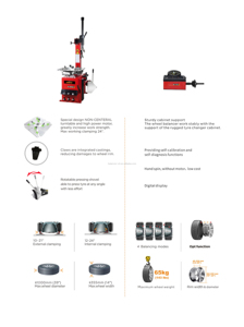 เครื่องเปลี่ยนยางรถแทรคเตอร์อเนกประสงค์เครื่องเปลี่ยนยาง<span class=keywords><strong>รถ</strong></span> U-2022M <span class=keywords><strong>รถ</strong></span> - Product Image 3