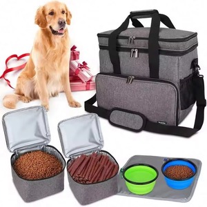 Bolsa de transporte portátil para perros, organizadora, para viajes de fin de semana al aire libre, bolsa para comida de mascotas, muestra gratuita. - Product Image 2