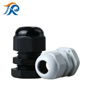 Waterproof Cable Gland IP68 PG11 for 5-10mm White Black Nylon Plastic Connector