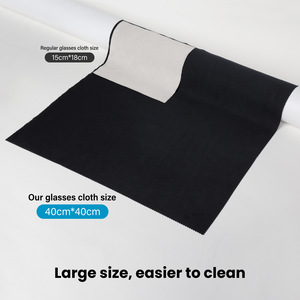 Paño de Microfibra InnoVue Opto CF-01 Negro y Gris para Lentes Ópticas, Pantallas de Teléfono y Cuidado de Lentes - Product Image 1