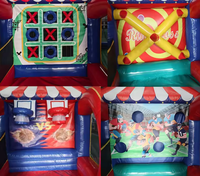 Jeu de carnaval gonflable de prix de gros d'usine l'amusement gonflable le plus vendu de carnaval 4 en 1 pour les locations commerciales