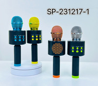 Microphone sans fil portable LED, micro audio portable compatible TikTok, micro pour podcast, enregistrement musical, équipement de studio