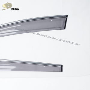 Visière de fenêtre MOSUN pour <span class=keywords><strong>PEUGEOT</strong></span> <span class=keywords><strong>3008</strong></span> 2008-2016 Mugen style <span class=keywords><strong>chrome</strong></span> pare-Vent pare-brise déflecteur de Vent pare-pluie - Product Image 5