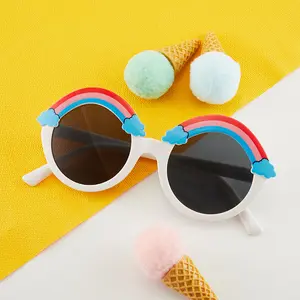 Pafu Summer Vocation Outdoor Kids UV400 Glasses PC Child Sunglasses Party Supplies UV Protection Rainbow Waterproof Sunglasses