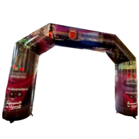 Prix usine publicité événement sportif décoration arche gonflable événements course cible arche d'entrée gonflable à vendre louer