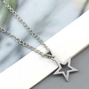 Collana con ciondolo stella moda stile coreano gioielli da donna estetici Punk gioielli gotici Y2K Grunge Rock accessori - Product Image 5