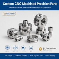 Fabricant de boîtiers de joints de robots industriels en alliage d'aluminium de précision, pièces d'armes robotiques usinées CNC sur mesure, OEM ODM