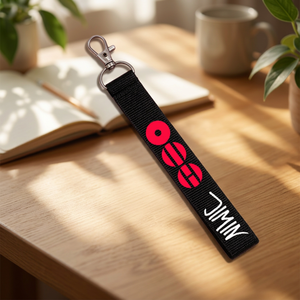 CCH Customized Korean male group K-pop star name tag keychain and mobile phone <b>lanyard</b> - Product Image 3