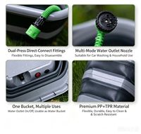 Seau à serpillière pliable en silicone avec poignée, seau à eau pliable pour les sports de plein air, la pêche, le camping et la plage