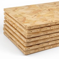 Panneau OSB professionnel 9-25 mm 1220x2440 mm, qualité E1, panneau stratifié structurel pour la décoration et la construction de meubles d'intérieur